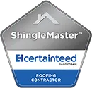 CertainTeed ShingleMaster badge